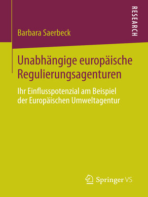 cover image of Unabhängige europäische Regulierungsagenturen